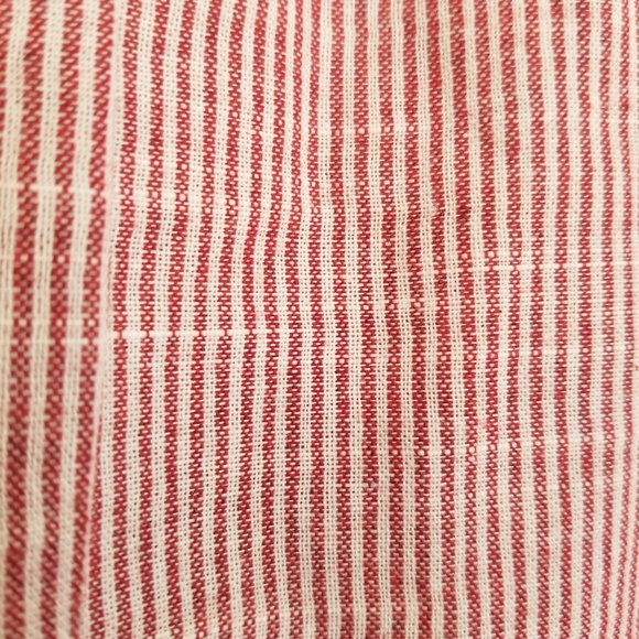 Vintage Lovely J Red Tiered Maxi Skirt Size Large - Picture 6 of 8